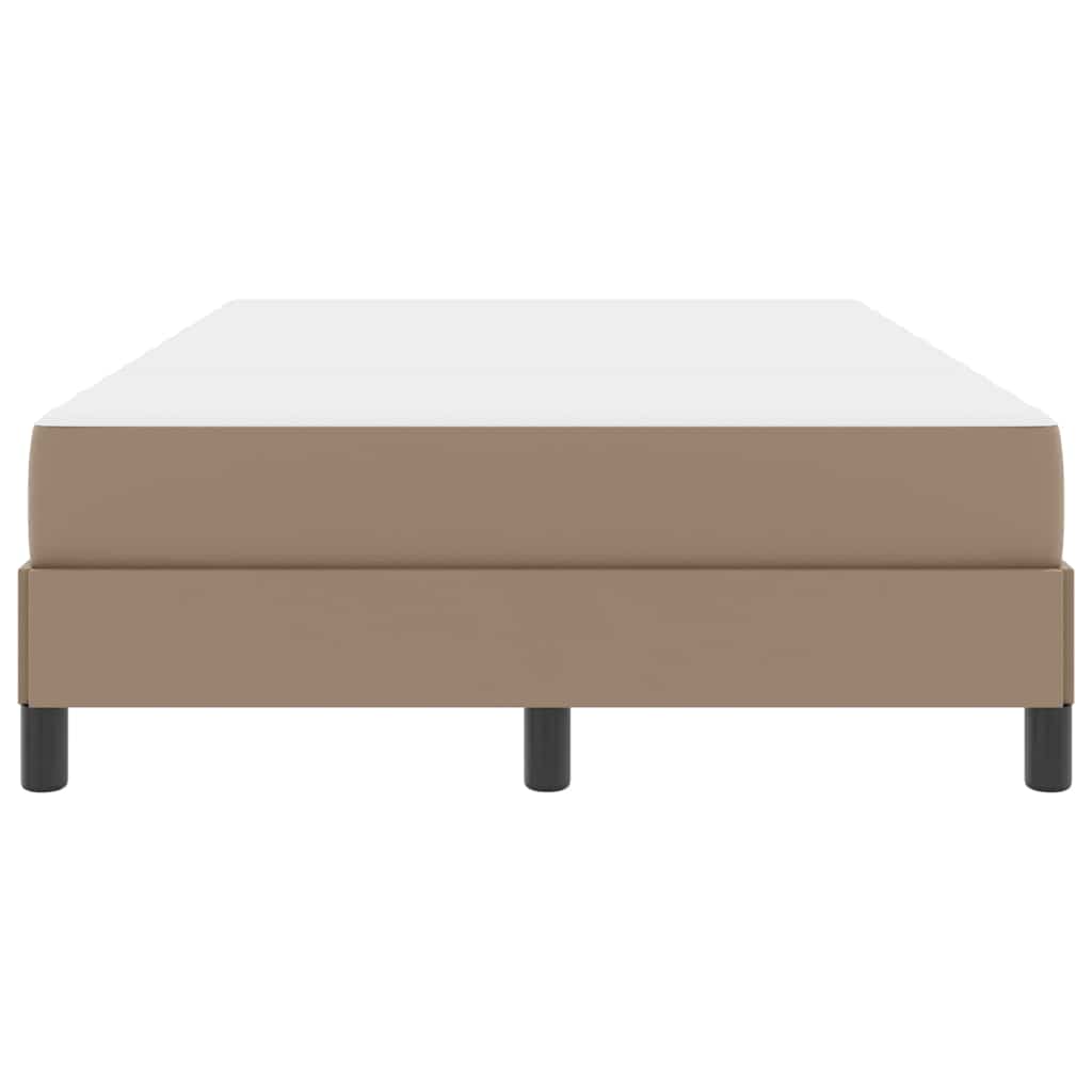 Bettrahmen mit Matratze Cappuccino 120 x 190 cm Stoff