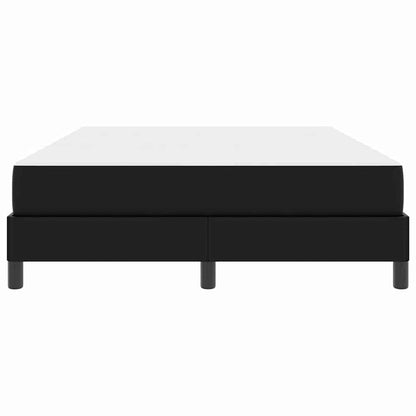 Bettrahmen mit Matratze Schwarz 160 x 200 cm Stoff