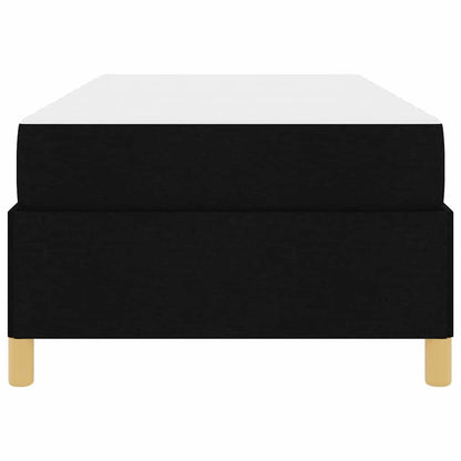 Bettrahmen mit Matratze Schwarz 80 x 200 cm Stoff