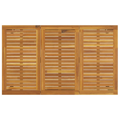 Garten Essgruppe 7 pcs Beige und Braun Poly-Rattan