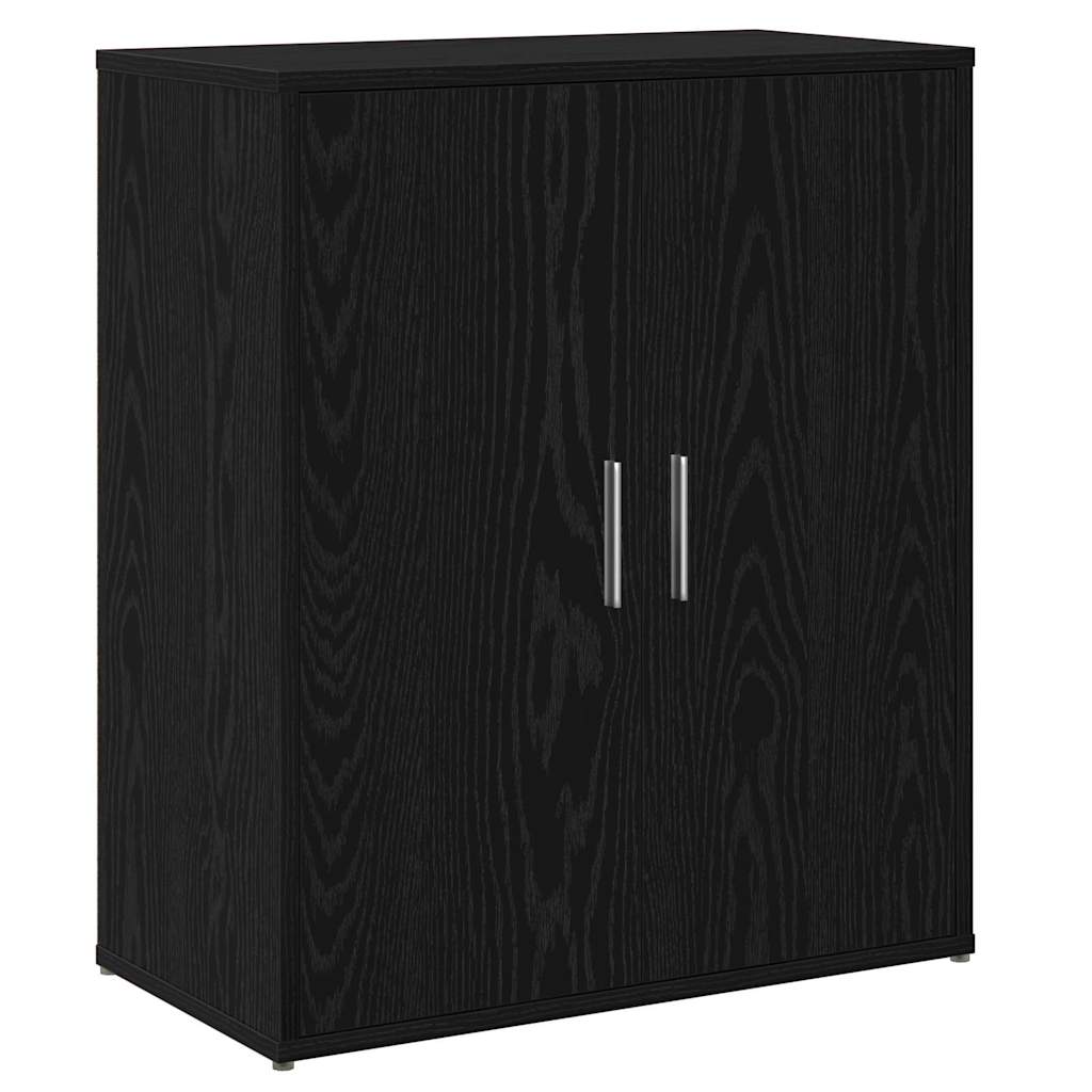 Sideboard 2 pcs Schwarz Eichen-Optik 60 x 31 x 70 cm