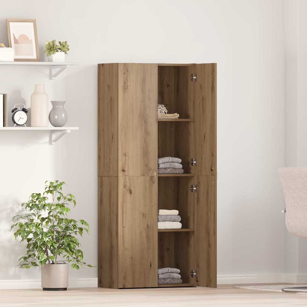 Büroschrank Artisan-Eiche 70 x 32 x 77.5 cm Holzwerkstoff