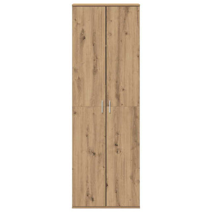 Highboard Eiche handwerklich 60 x 35 x 180 cm Holzwerkstoff