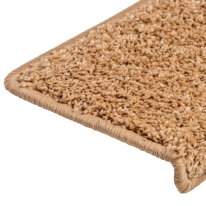 Stufenmatten 30 Stk. 65x21x4 cm Beige Rechteckiger Rand