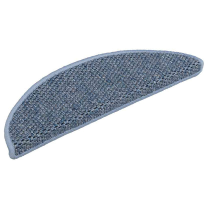 Stufenmatten Selbstklebend Sisal-Optik 30Stk. 56x17x3cm Blau