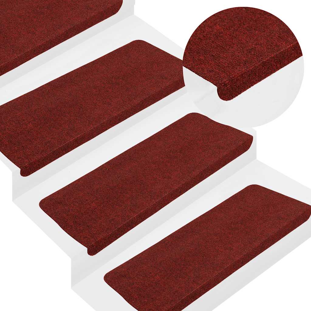 Stufenmatten Selbstklebend 30 Stk. Rot 65x24,5x3,5 cm