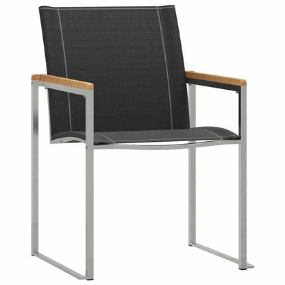 Garten Essgruppe 3 pcs Braun Massivholz Akazie