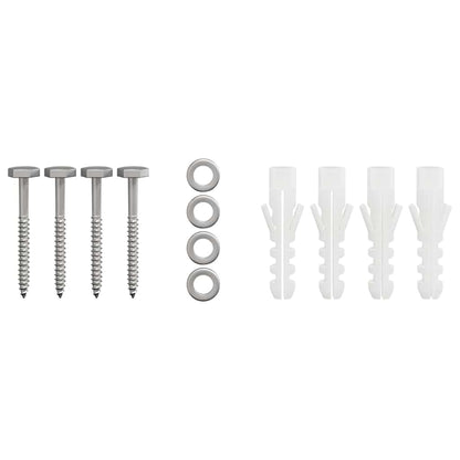 Kaminhaube Silber 50 x 60 x 37 cm Edelstahl