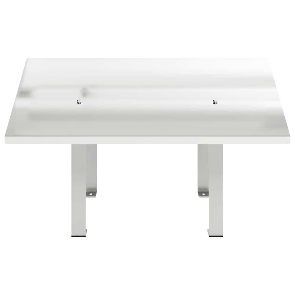 Kaminhaube Silber 60 x 60 x 38 cm Edelstahl