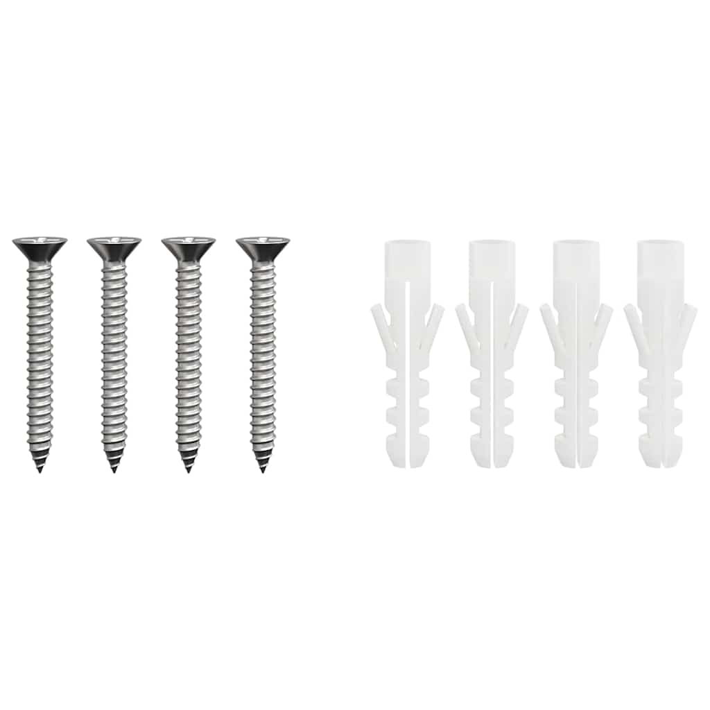 Kamin Kopf Erweiterung Silber 29 x 29 x 50 cm Edelstahl