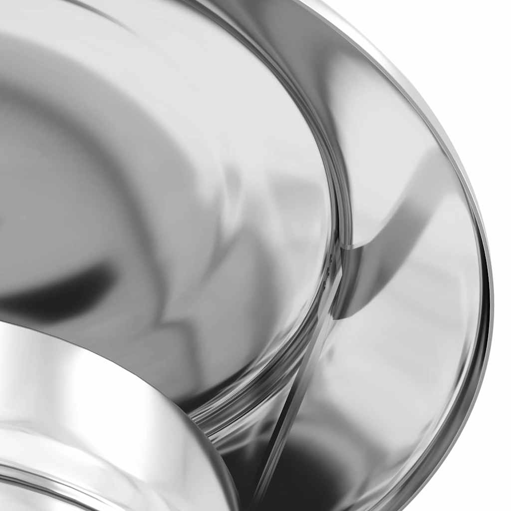 Regenabdeckung Schornstein Silber 20 x 20 x 18 cm Edelstahl