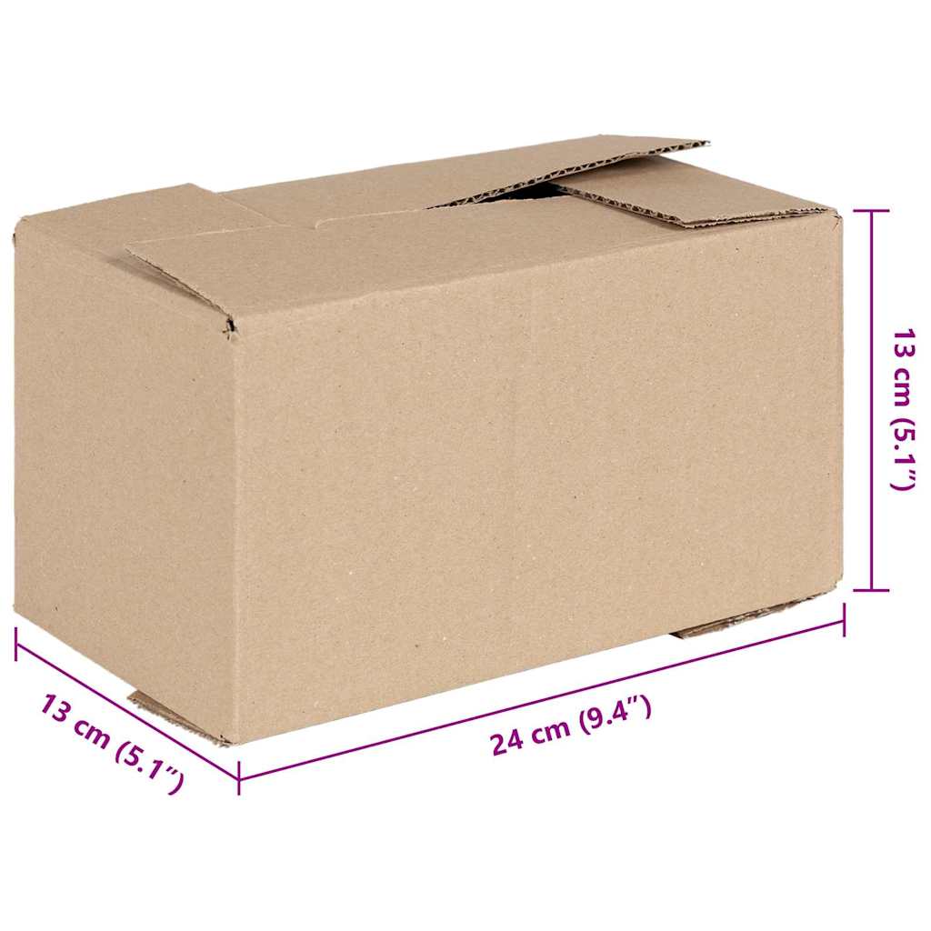 Faltbox mit Speicher 50 pcs Natur 24 x 13 x 13 cm Karton