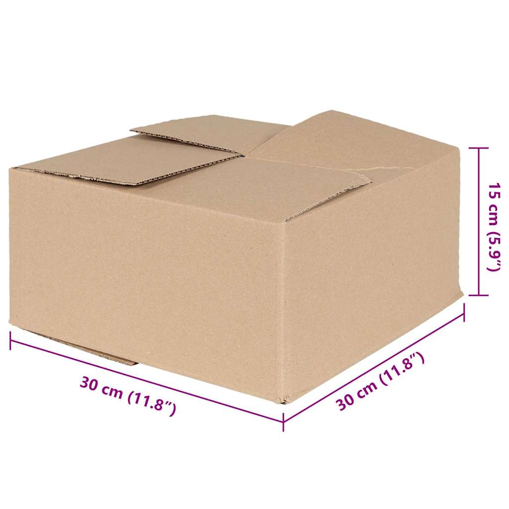 Faltbox mit Speicher 50 pcs Natur 30 x 30 x 15 cm Karton
