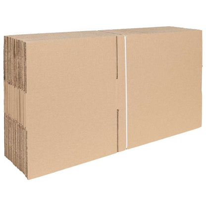 Faltbox mit Speicher 50 pcs Natur 40 x 30 x 10 cm Karton