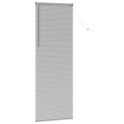 Balkenjalousien Silber 220 x 80 cm Aluminium