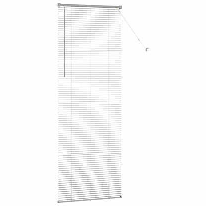 Balkenjalousien Silber 220 x 80 cm Aluminium
