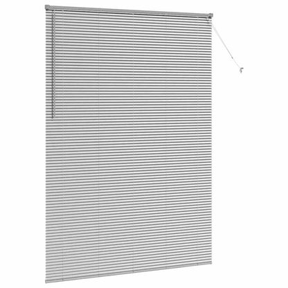 Balkenjalousien Silber 220 x 155 cm Aluminium