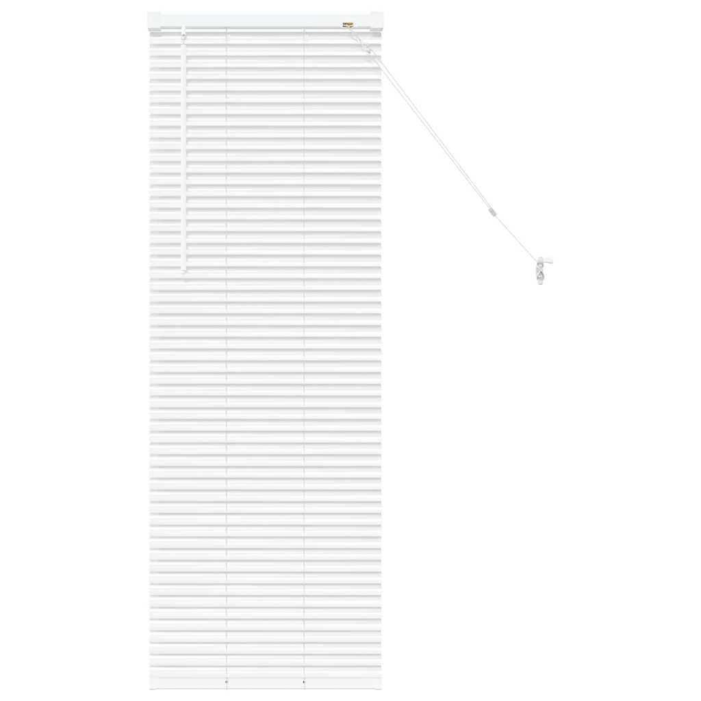 Balkenjalousien Weiß 130 x 45 cm Aluminium