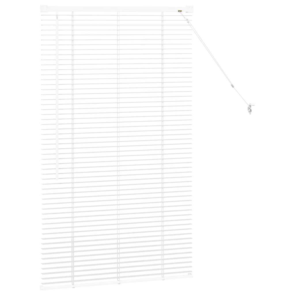 Balkenjalousien Weiß 130 x 75 cm Aluminium