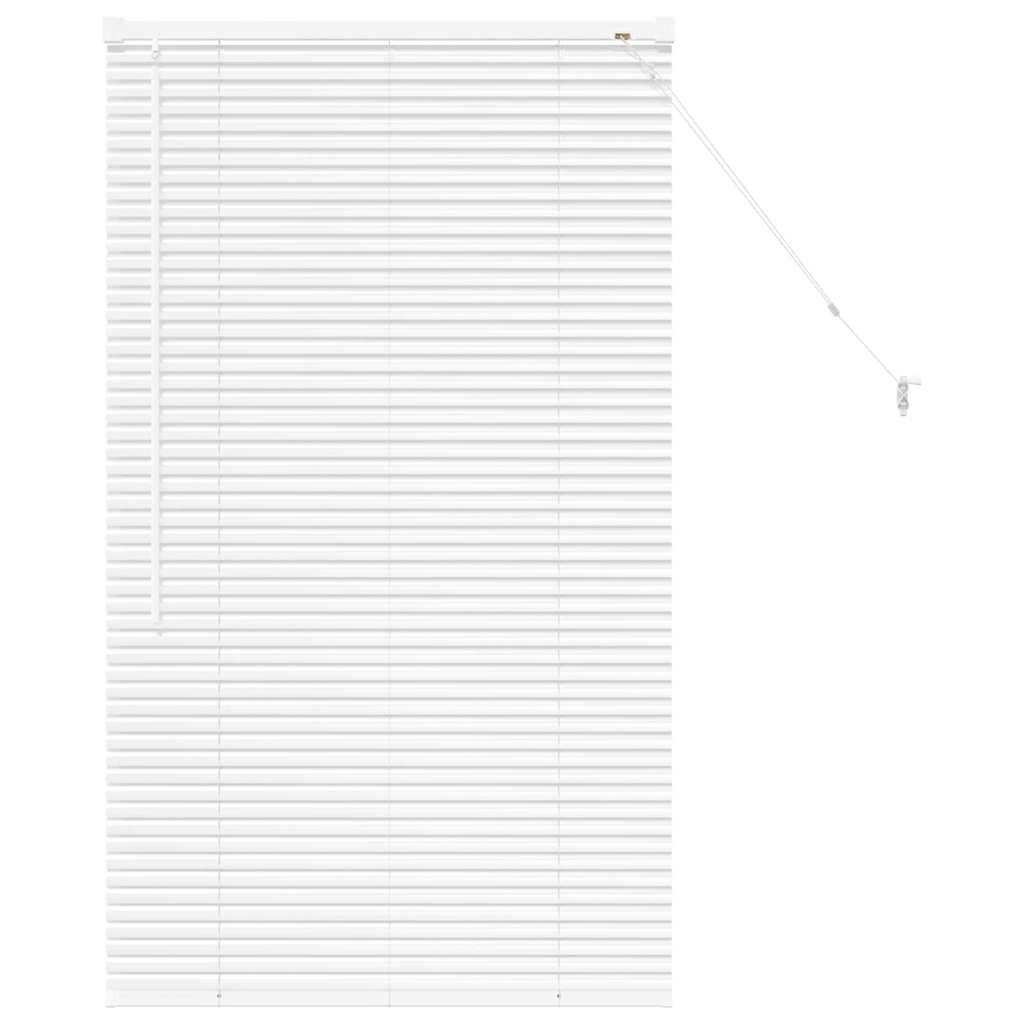 Balkenjalousien Weiß 130 x 75 cm Aluminium