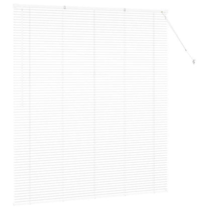 Balkenjalousien Weiß 175 x 155 cm Aluminium