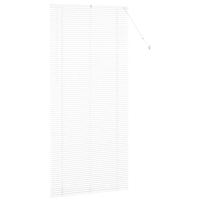Balkenjalousien Weiß 220 x 100 cm Aluminium