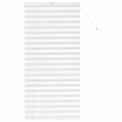 Balkenjalousien Weiß 220 x 100 cm Aluminium