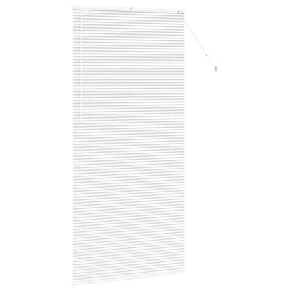 Balkenjalousien Weiß 220 x 105 cm Aluminium