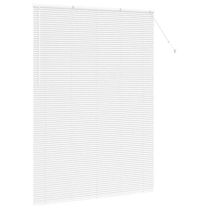 Balkenjalousien Weiß 220 x 160 cm Aluminium