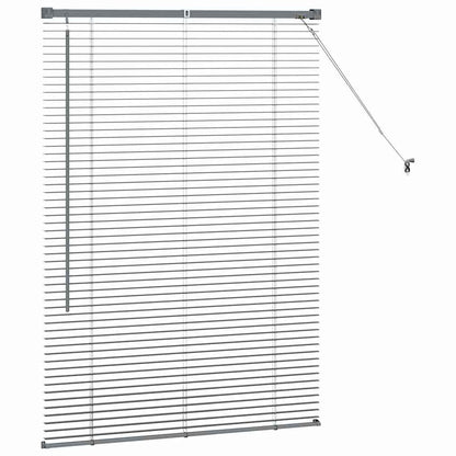 Balkenjalousien Dunkelgrau 130 x 85 cm Aluminium