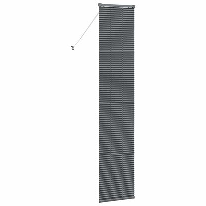 Balkenjalousien Dunkelgrau 220 x 40 cm Aluminium