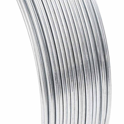 Zaunbindedraht Silber 25 m Heißgetauchter verzinkter Draht