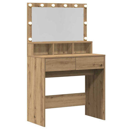 Schminktisch Artisan-Eiche 80 x 41 x 134,5 cm Holzwerkstoff