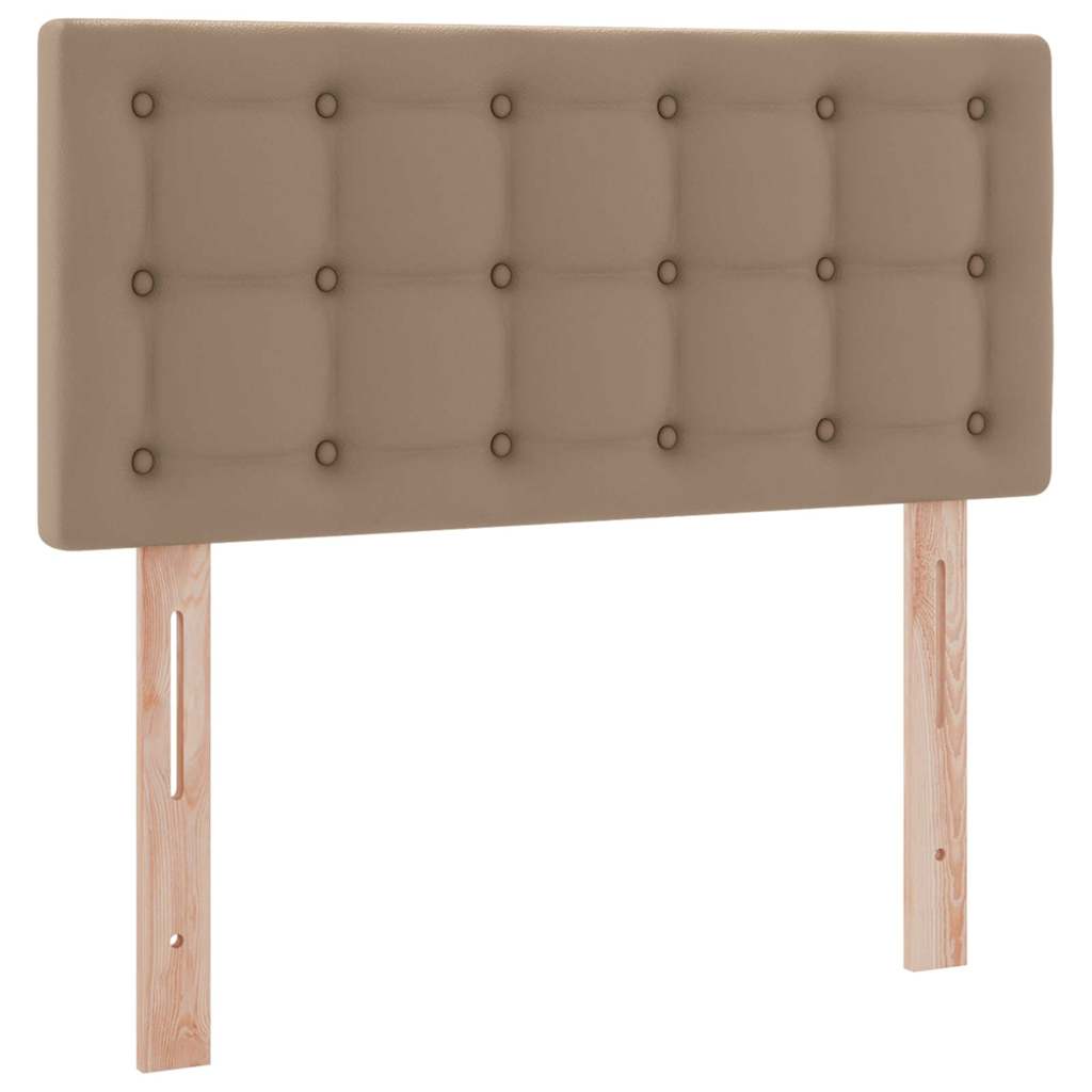 Aufbewahrungsbett mit Matratze Cappuccino 90 x 200 cm