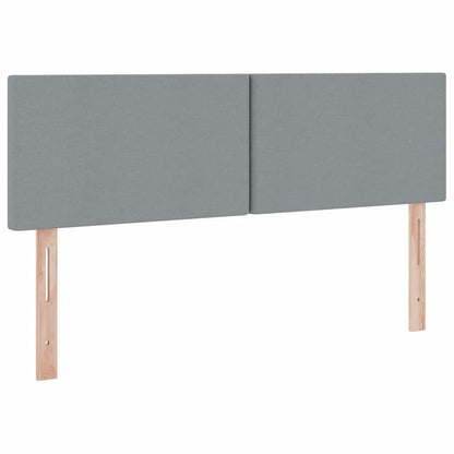 Aufbewahrungsbett mit Matratze Hellgrau 140 x 190 cm