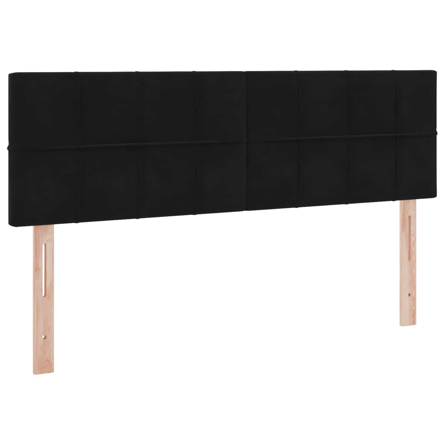 Bett mit Stauraum und LED mit LED Schwarz 140 x 200 cm Samt