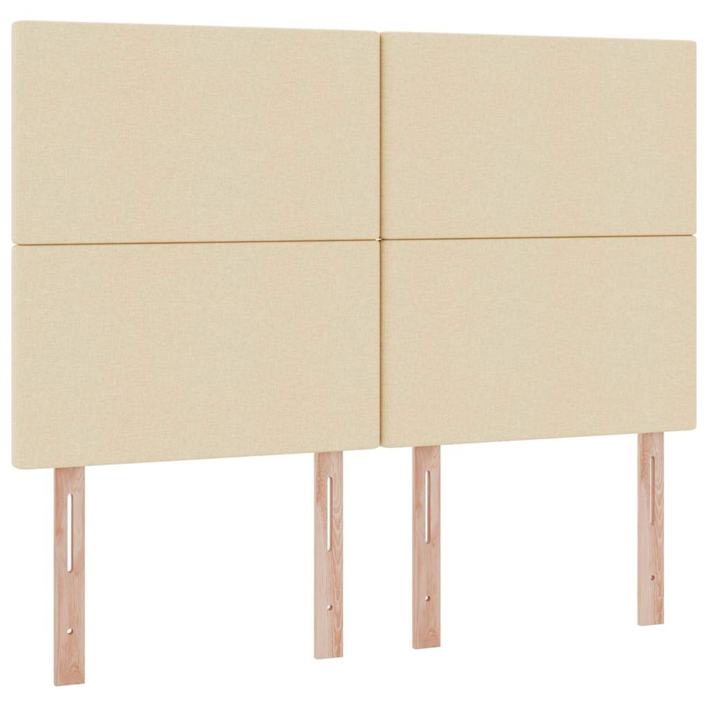 Aufbewahrungsbett mit Matratze Creme 140 x 190 cm Polyester