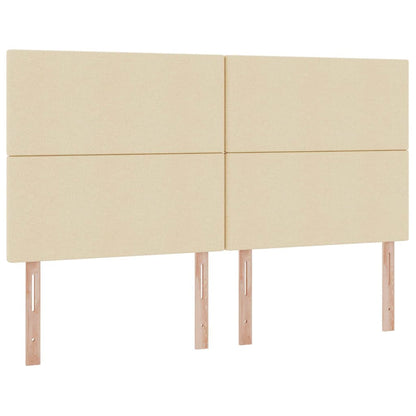 Aufbewahrungsbett mit Matratze Creme 160 x 200 cm Polyester