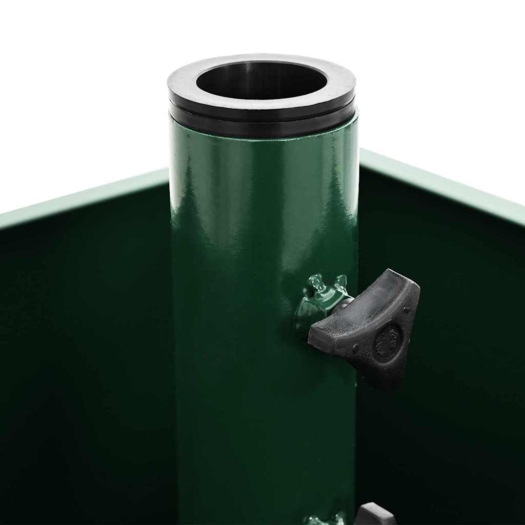 Sonnenschirmständer Grün 45 x 45 x 45 cm Stahl