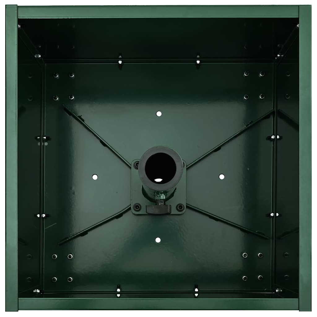 Sonnenschirmständer Grün 45 x 45 x 45 cm Stahl