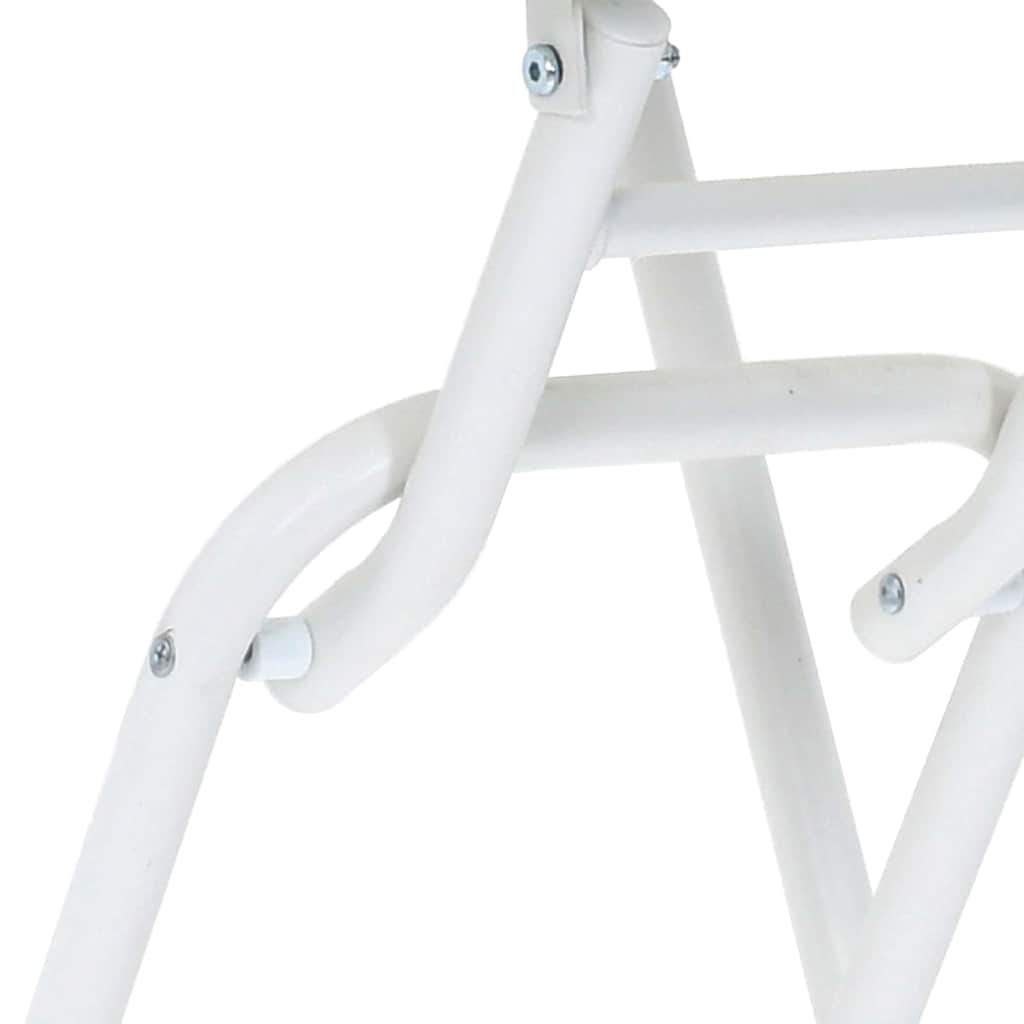 Gartentisch Weiß 50 x 50 x 72 cm Metall