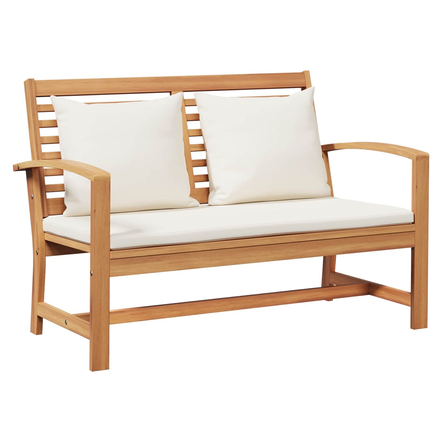 Gartensofa-set 3 pcs Natur Massivholz Teak
