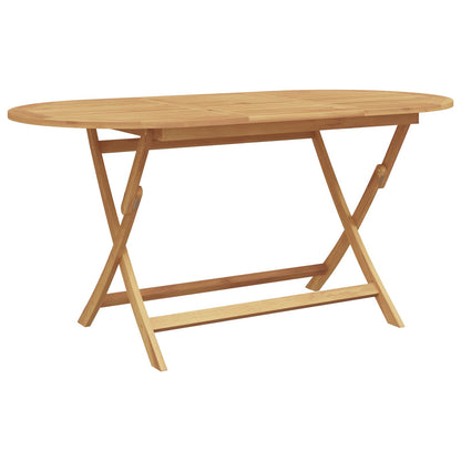 Garten Essgruppe 5 pcs Braun Massivholz Teak