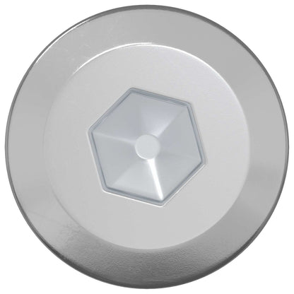 Holzschrauben 12 pcs Silber M6 x 70 mm Stahl