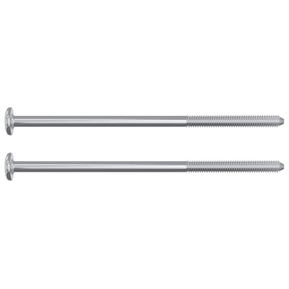 Schraube 800 pcs Silber M6 x 120 mm Stahl