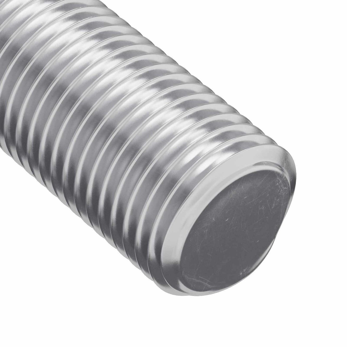 Gewindestange 12 pcs Silber 8 x 55 mm Stahl