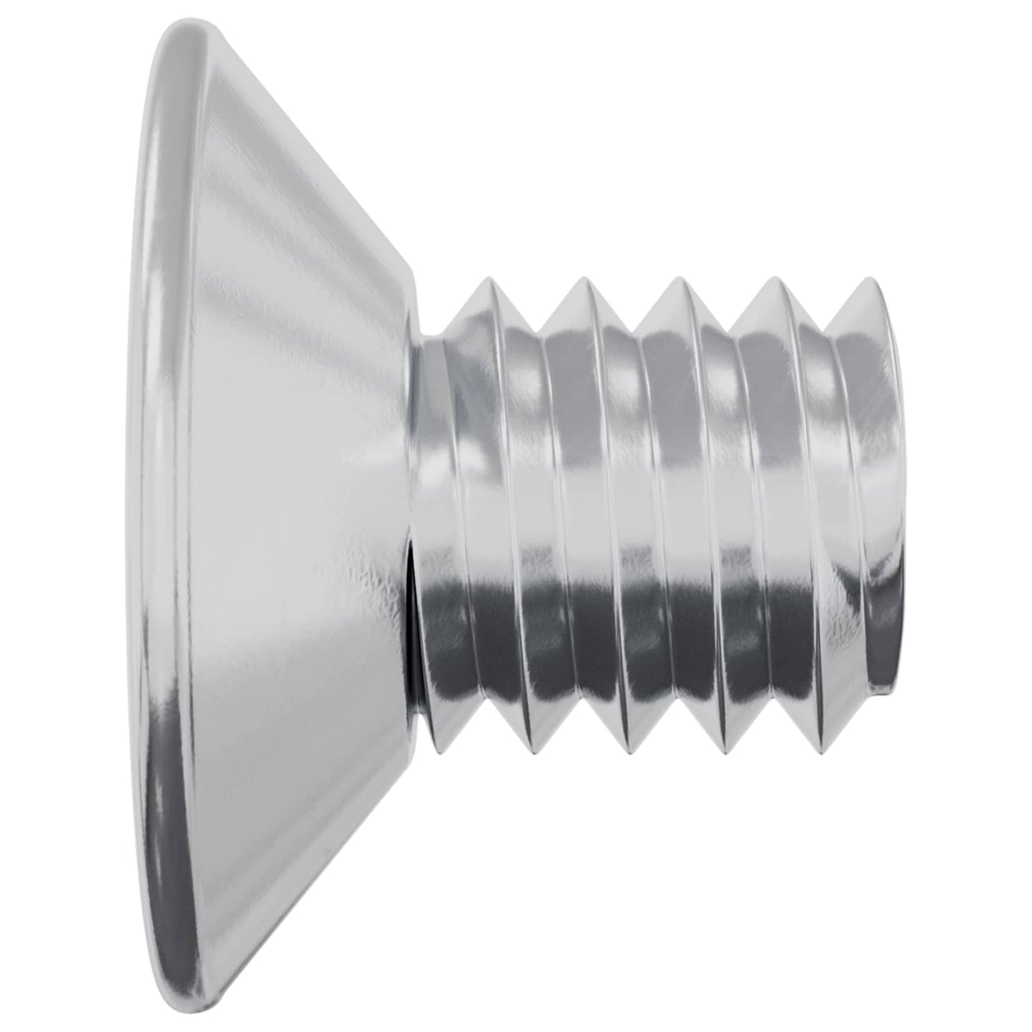 Senkkopfschrauben 12 pcs Silber M4 x 6 mm Eisen