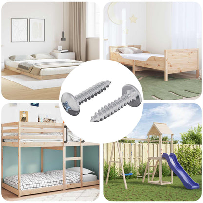 Selbstschneidender Nagel 2 pcs Zink-beschichtet 4 x 20 mm Stahl