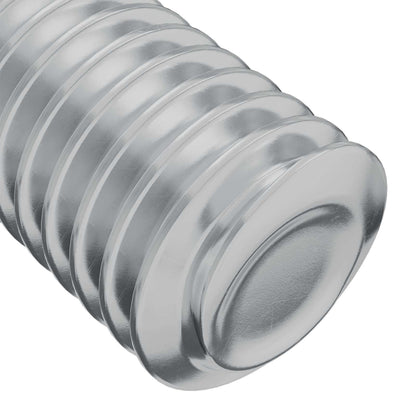 Schraube mit Sperre Uni 2 pcs Silber M6 x 12 mm Stahl