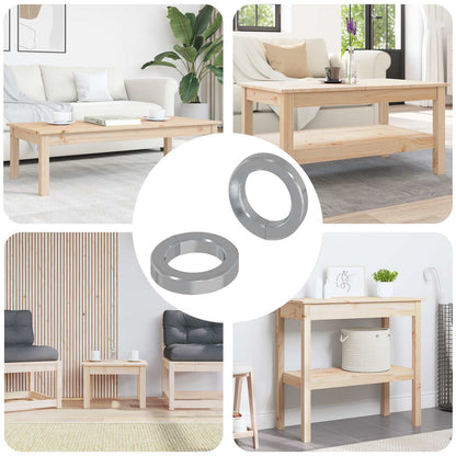 Federunterlage 2 pcs Weiß 13 x 1 mm Eisen